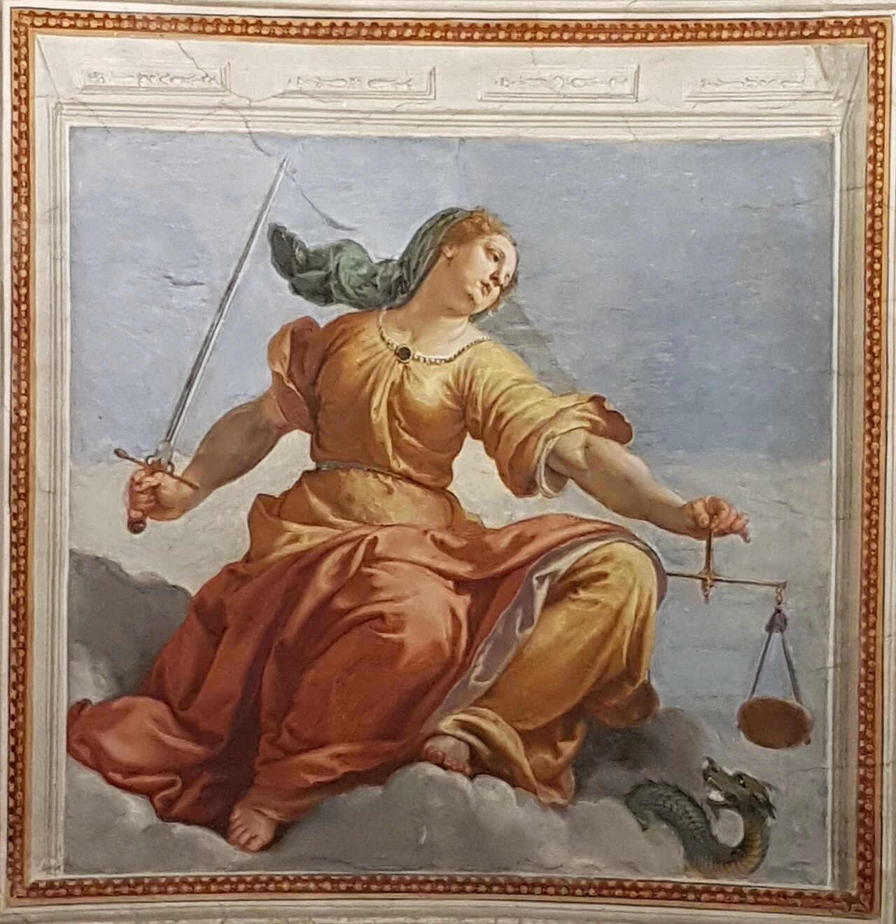 Allegoria della Giustizia - Galleria del Poccetti, Palazzo Pitti, Firenze